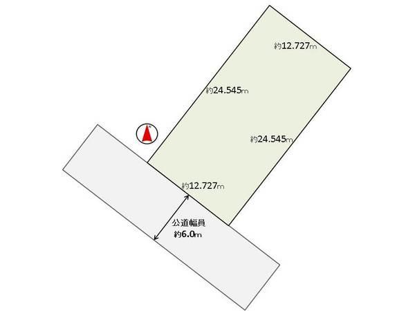 Compartment figure. Land price 14.5 million yen, Land area 312.39 sq m