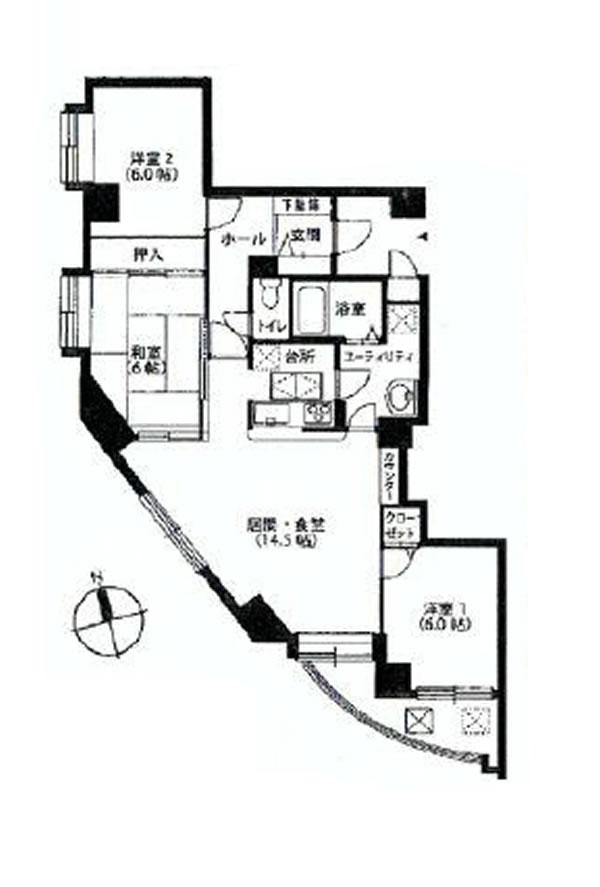 Floor plan. 3LDK, Price 8.5 million yen, Occupied area 77.67 sq m , Balcony area 4.84 sq m floor plan