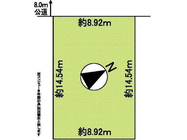 Compartment figure. Land price 7 million yen, Land area 129.75 sq m compartment view