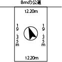 Compartment figure. Land price 8.5 million yen, Land area 236.07 sq m