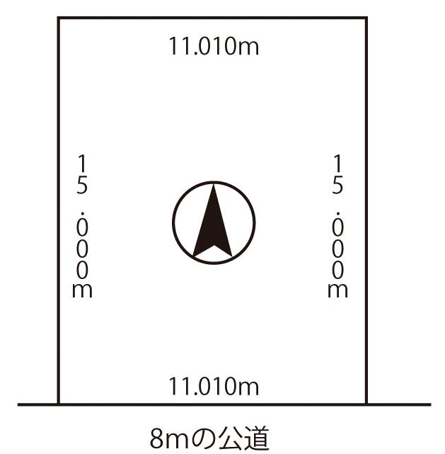 Compartment figure. Land price 7 million yen, Land area 165.15 sq m
