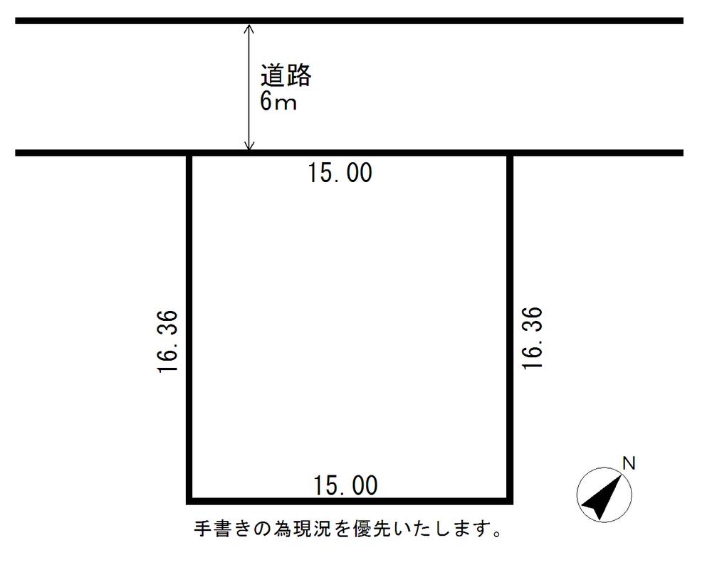 Compartment figure. Land price 19.5 million yen, Land area 245.4 sq m