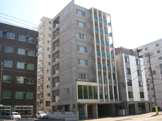 Building appearance. Hokkaido University is a popular designer apartment in front of the eye! ! 