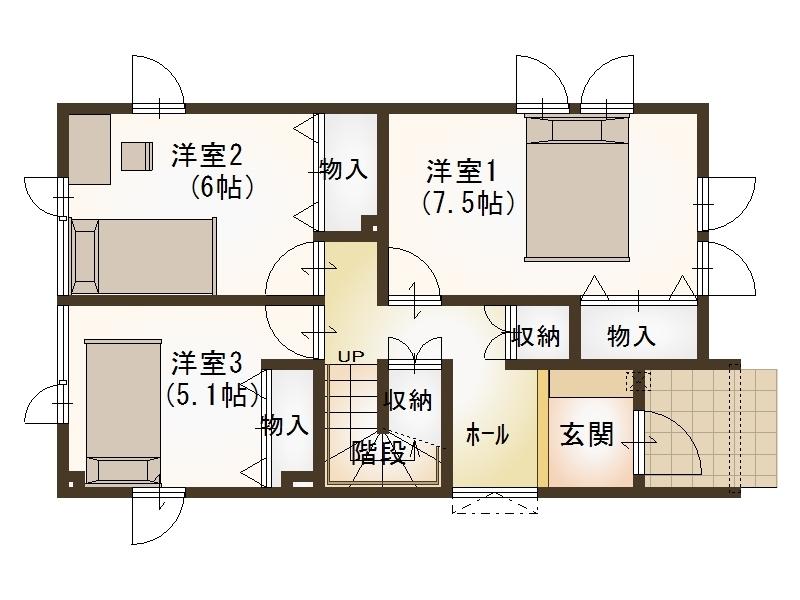 Floor plan. 23,900,000 yen, 4LDK, Land area 117.6 sq m , Building area 97.72 sq m 1F Floor Plan