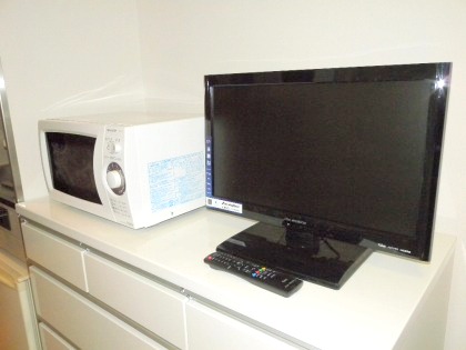 Other Equipment. The microwave oven is a TV