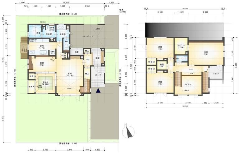 Floor plan. 43,500,000 yen, 4LDK + S (storeroom), Land area 225.45 sq m , Building area 152.77 sq m layout ・ Plan view