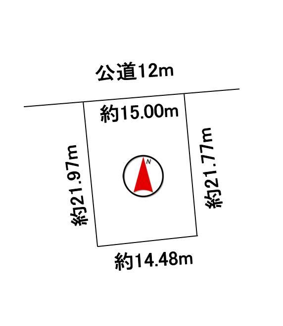 Compartment figure. Land price 17 million yen, Land area 321.98 sq m