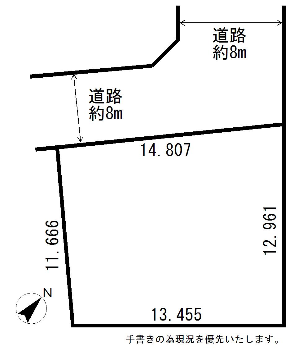 Compartment figure. Land price 6.6 million yen, Land area 173.54 sq m