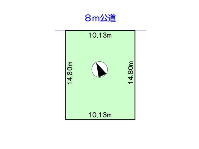 Compartment figure. Land price 7.2 million yen, Land area 149 sq m compartment view
