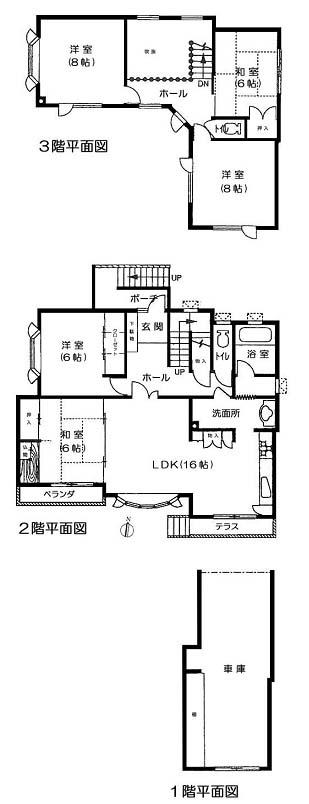 Floor plan. 19,800,000 yen, 5LDK, Land area 217.49 sq m , Building area 156.72 sq m