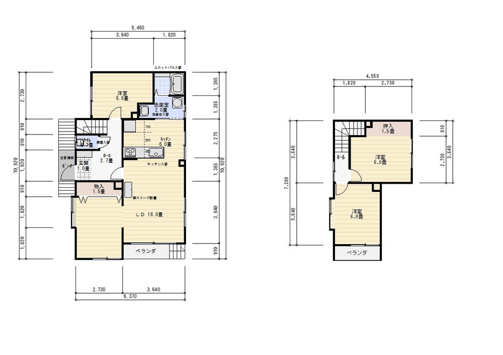 Floor plan. 14.5 million yen, 3LDK, Land area 166.31 sq m , Building area 102.87 sq m