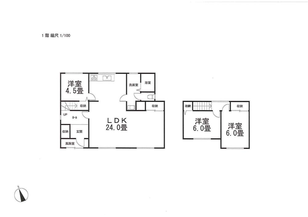 Floor plan. 18,800,000 yen, 3LDK, Land area 202.98 sq m , Building area 93.57 sq m