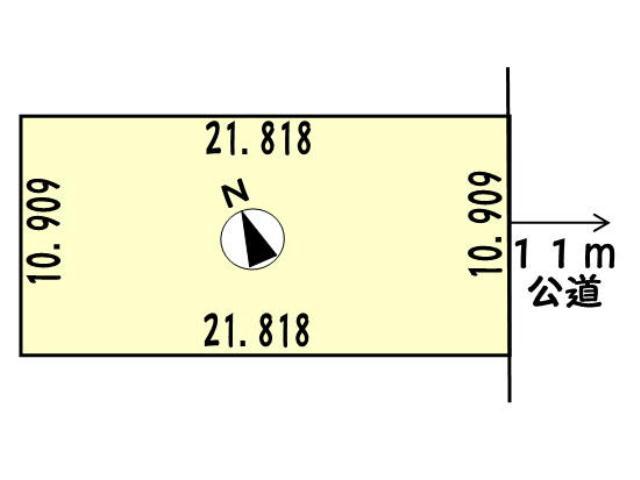 Compartment figure. Land price 2 million yen, Land area 238.01 sq m compartment view