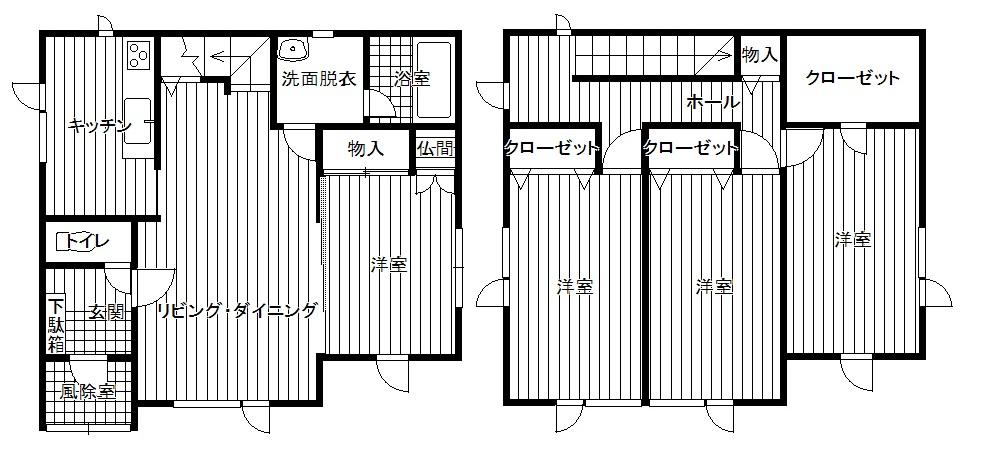 Floor plan. 14.4 million yen, 4LDK, Land area 251.4 sq m , Building area 115.09 sq m