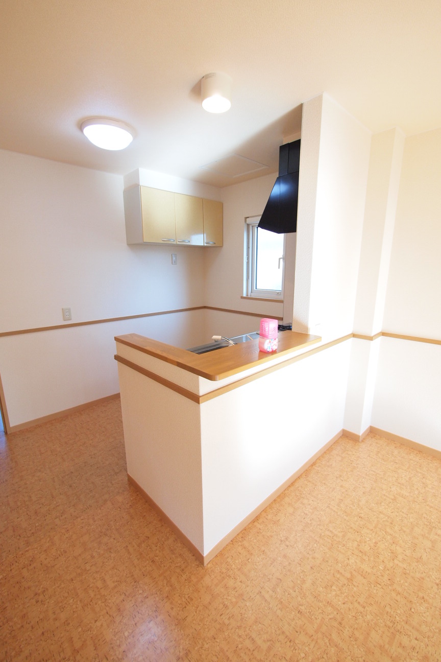 Living and room. Face-to-face is the kitchen !!