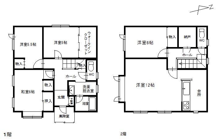 Floor plan. 10.3 million yen, 4LDK + S (storeroom), Land area 195.02 sq m , Building area 103.05 sq m