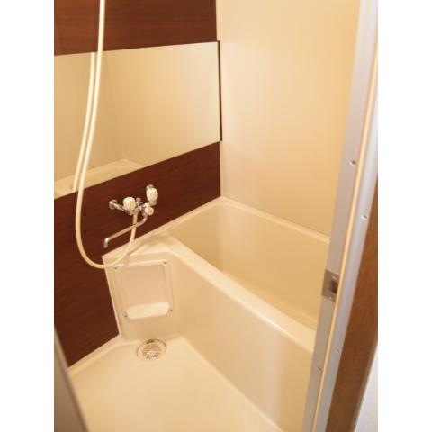 Bath. It is a bathroom with a wood panel! I There is a feeling of cleanliness. . .