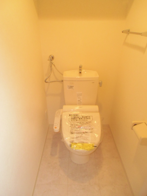Toilet. Toilet is also large! It is shiny!