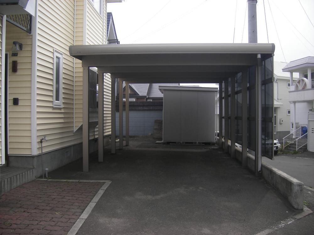 Parking lot. Garage