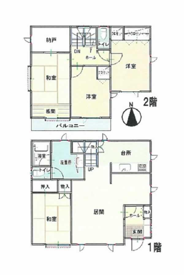 Floor plan. 12.8 million yen, 4LDK + S (storeroom), Land area 200.6 sq m , Building area 105.99 sq m floor plan