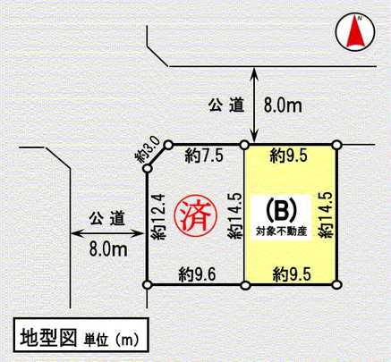 Compartment figure. Subject real estate (B)