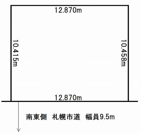 Compartment figure. Land price 2.9 million yen, Land area 134.32 sq m