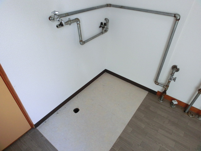 Washroom. Laundry drain outlet was also established