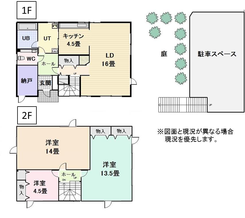 Floor plan. 21.5 million yen, 3LDK, Land area 296.86 sq m , Building area 126.69 sq m floor plan