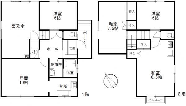 Floor plan. 7.3 million yen, 4LDK, Land area 170 sq m , Building area 115.42 sq m