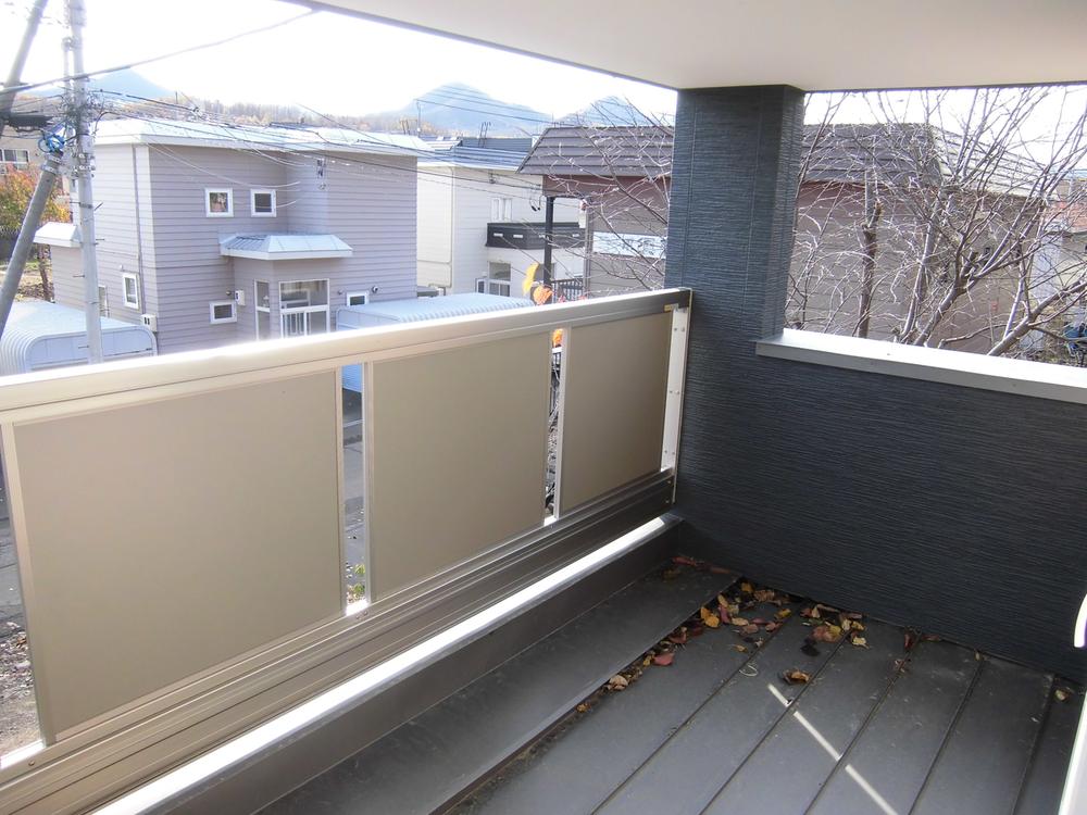 Balcony. Cosiness is good with the roof