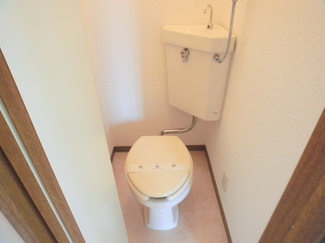 Toilet. It has been beautifully cleaned.