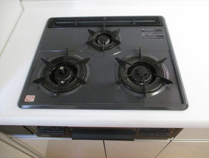 Kitchen. Gas stove new