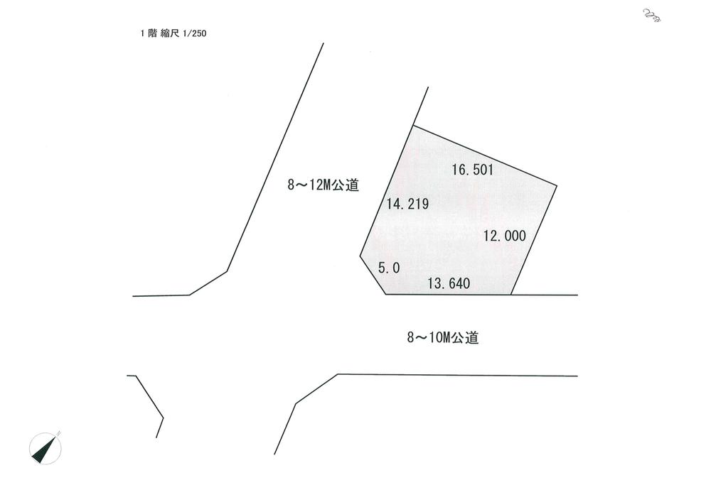 Compartment figure. Land price 4.2 million yen, Land area 224.2 sq m