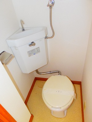 Toilet. Toilet is very beautiful in the pre-disinfection cleaning!