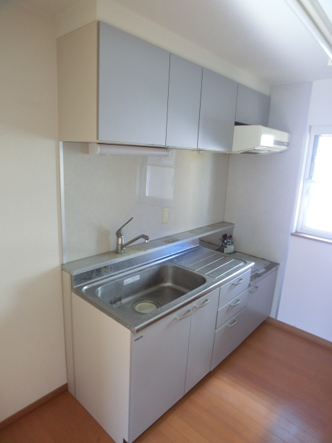 Kitchen. Bright window with a kitchen!