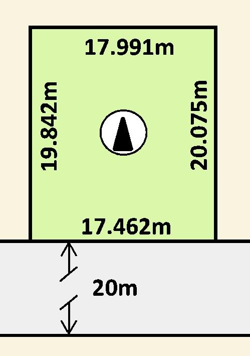 Compartment figure. Land price 22,400,000 yen, Land area 352.82 sq m