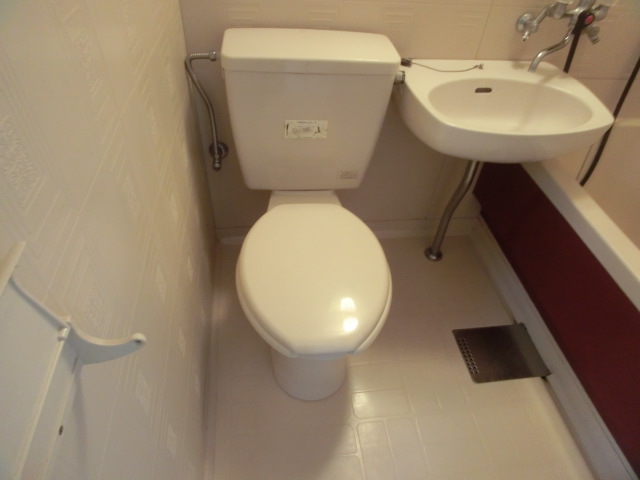 Toilet. We are already cleaning!