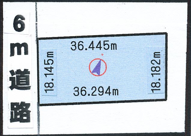 Compartment figure. Land price 27.5 million yen, Land area 661.08 sq m