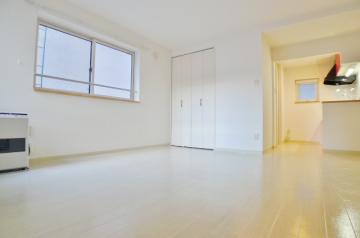 Living and room. Stylish designer specifications that the white tones