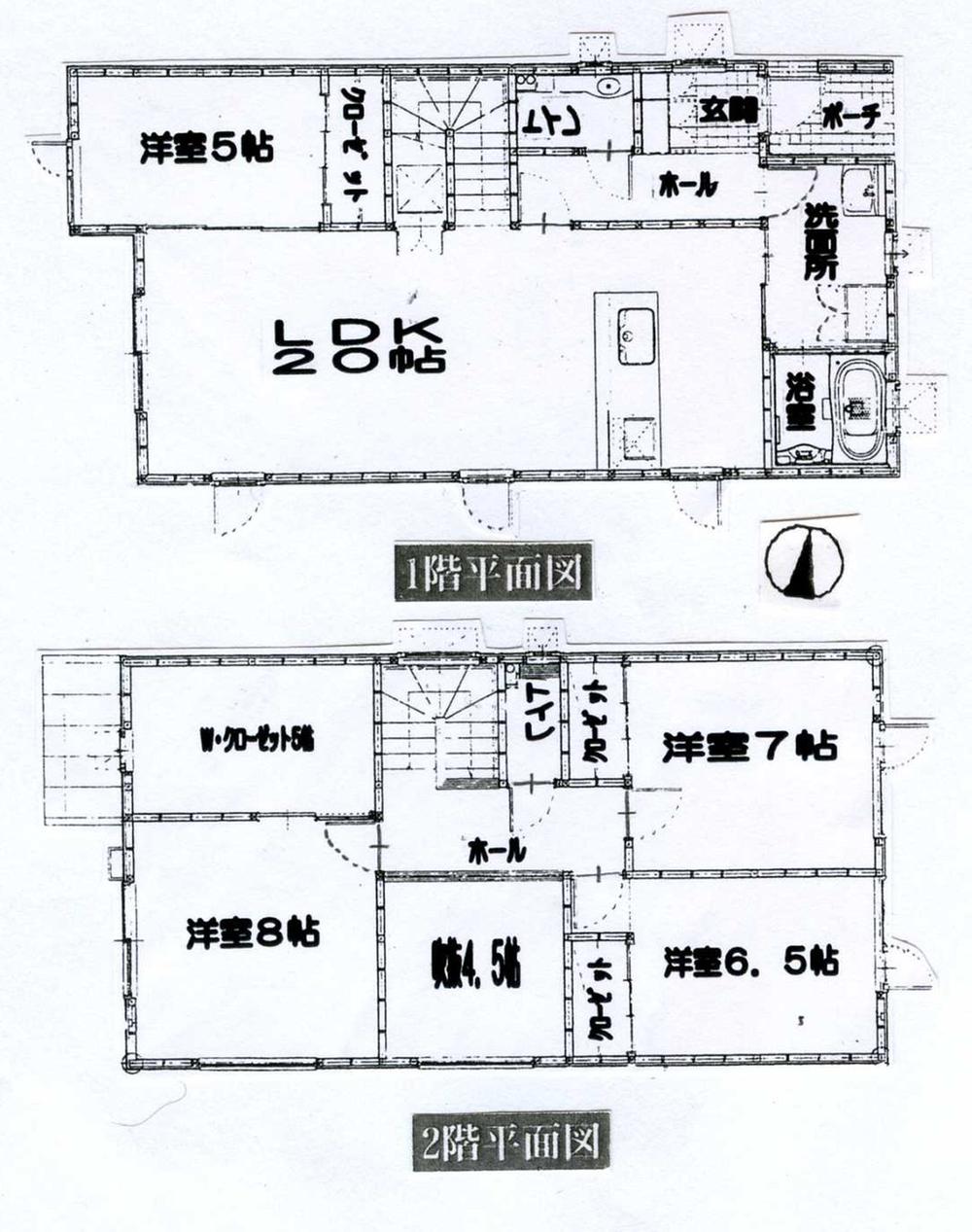 Floor plan. (No.4), Price 25,500,000 yen, 4LDK, Land area 238.84 sq m , Building area 121.3 sq m