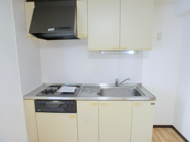 Kitchen. Kitchen of easy-to-use size.