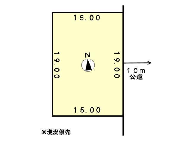 Compartment figure. Land price 12 million yen, Land area 285 sq m compartment view