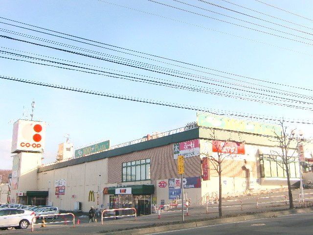 Supermarket. 300m to the Co-op (super)