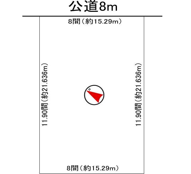Compartment figure. Land price 15.5 million yen, Land area 330 sq m