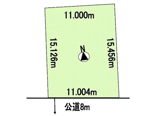 Compartment figure. Land price 9 million yen, Land area 168.25 sq m compartment view
