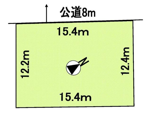 Compartment figure. Land price 9 million yen, Land area 191.2 sq m compartment view