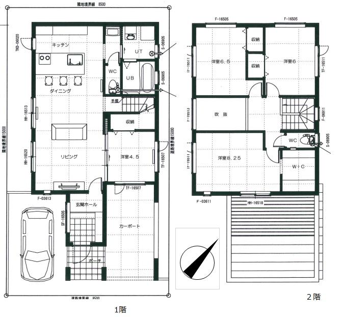 Floor plan. 24,980,000 yen, 4LDK, Land area 127.5 sq m , Building area 122.56 sq m