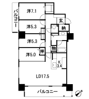 Floor: 4LDK, occupied area: 97.55 sq m, Price: 35,172,000 yen ~ 38,772,000 yen