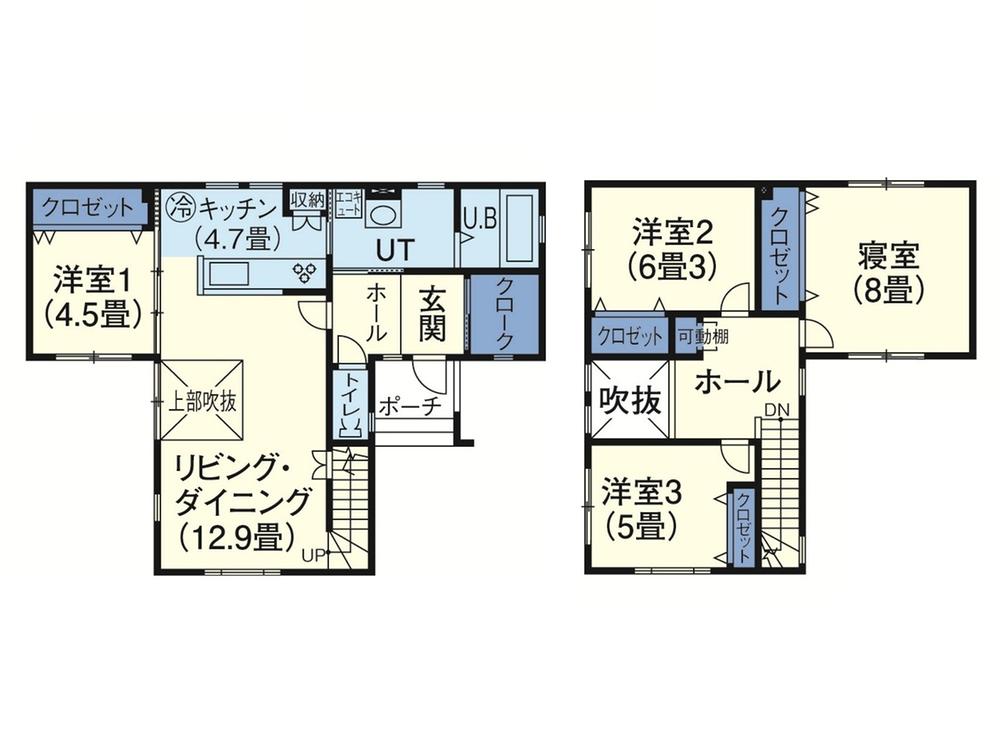 Floor plan. New construction in the center of Sapporo, Nishi-ku, ・ Built replacement maker of such San'o Home.