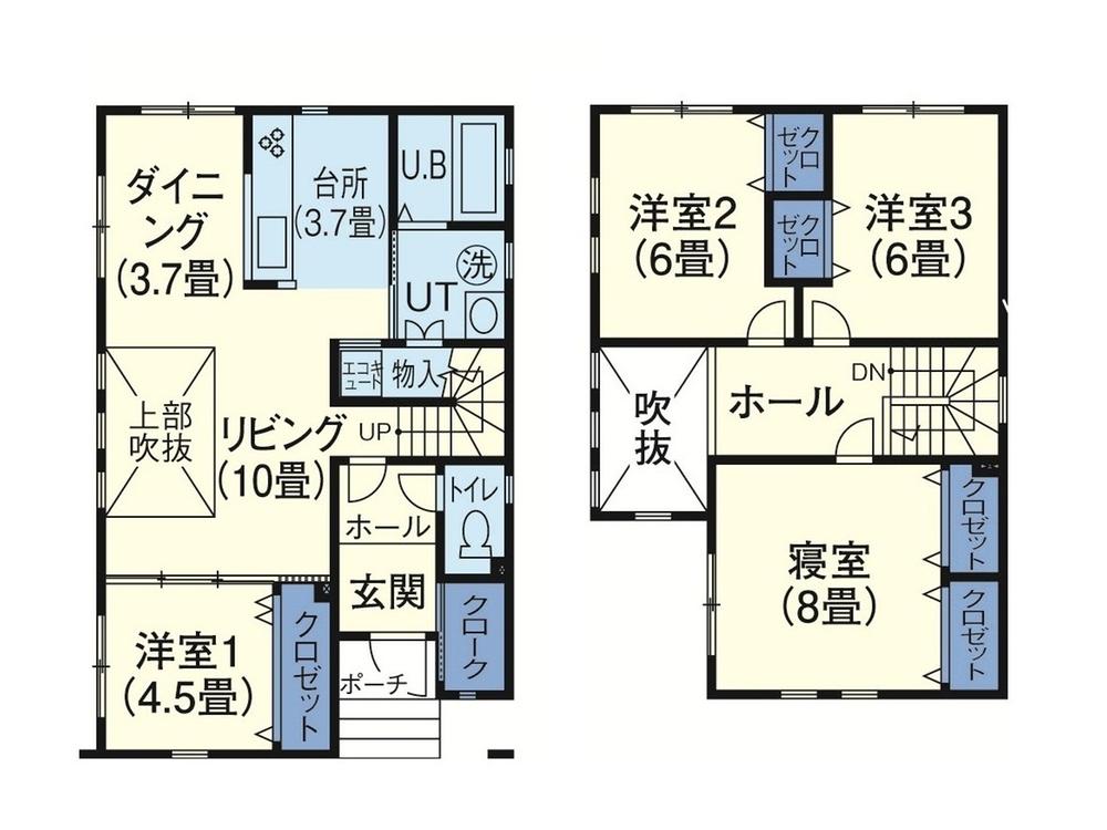 Floor plan. New construction in the center of Sapporo, Nishi-ku, ・ Built replacement maker of such San'o Home.
